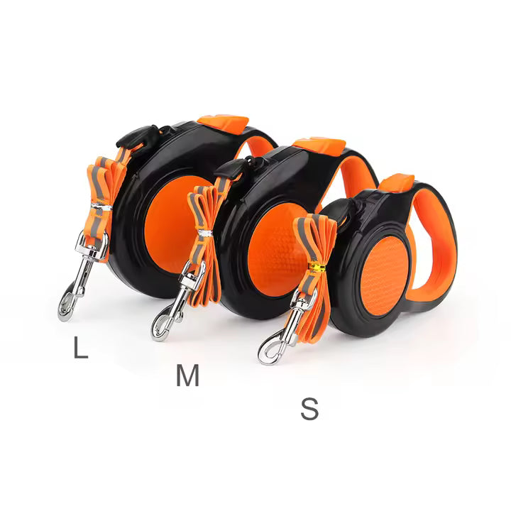 New Premium 3M/5M/8M Durable Reflective Retractable Dog Leash – Designed for Safer, Smarter Walks